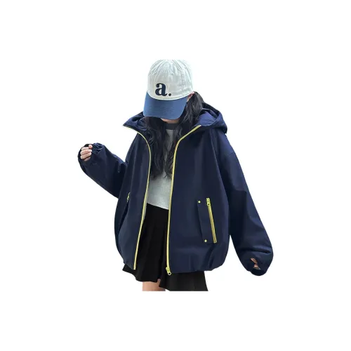 GOYN Хлопковый пуховик Зимний Корейский стиль Темно-синий Детский