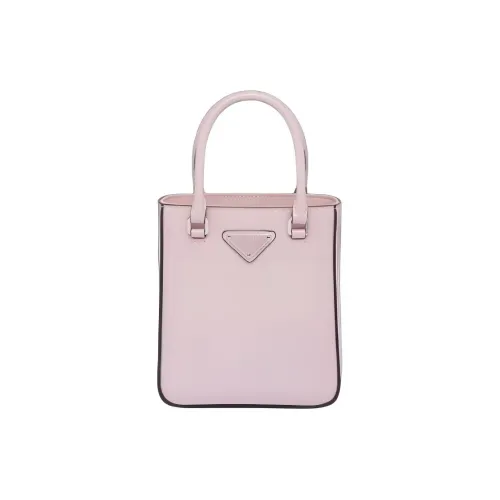 PRADA Кожа Тоут Сумка Сумка для покупок Сумка через плечо Сумка Маленькая Женская Розовая