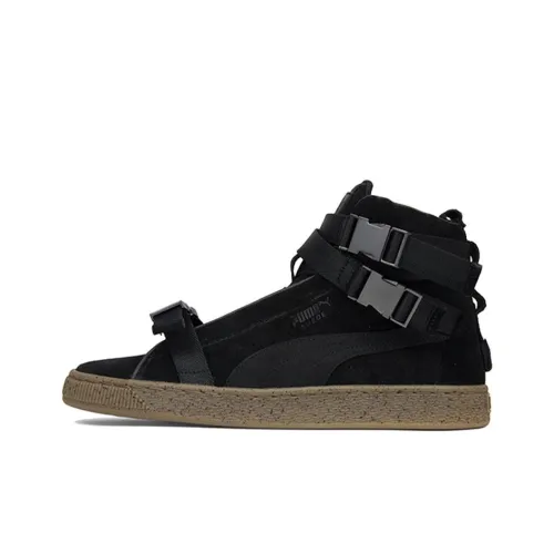 The Weeknd X PUMA Suede Classic Легкие Высокие Кроссовки для скейтбординга Унисекс Черные