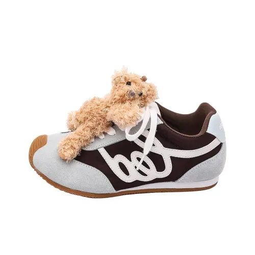 NOISY TEDDY Высота Увеличивающие Дышащие Противоскользящие Низкие Кеды Немецкого Стиля Женские