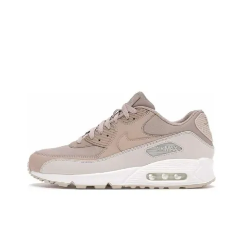 Nike Air Max 90 Амортизация Водонепроницаемый Низкий Топ Беговые кроссовки Унисекс Коричневый Серый