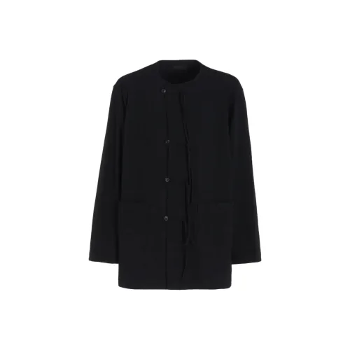 Yohji Yamamoto S'YTE FW25 Хлопок Джерси Нет Ожерелье-чокер LOOP Кардиган Трикотаж Унисекс