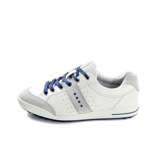 Ecco GOLF STREET Низкий Топ Гольф Обувь Мужская Белый Серый