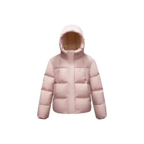FILA KIDS Пуховик Песочный Розовая кожа Детский