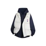 Абрикосовый жилет + темно-синий флисовый худи и свитшот с логотипом "Funny N*A"