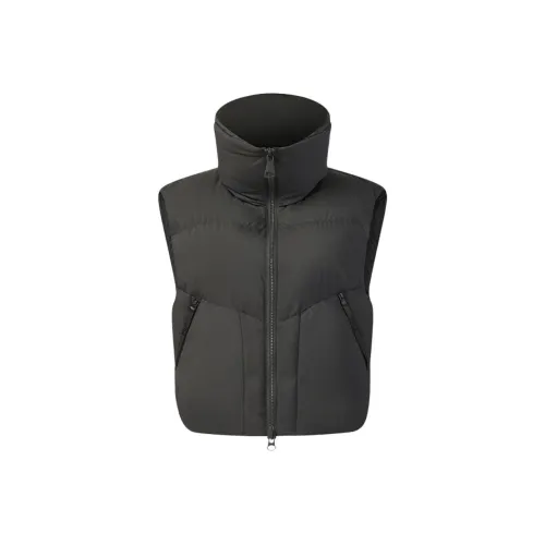 FILA GOLF серия Пуховый жилет Женские Угольный черный Серый