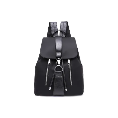 NX DOUGHNUT Нейлон Рюкзак Женские Черный