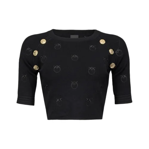 PINKO SS22 Slim Fit Sweater Women's Black