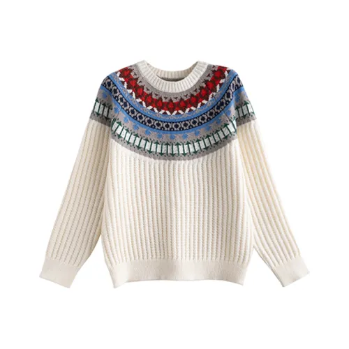 Tonlion Белый тон Женская трикотажная одежда