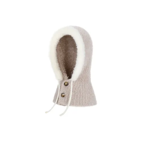 Cgediao Акриловые капюшоны и плюшевые шапки для женщин