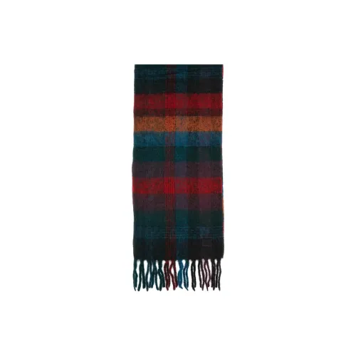 Paul Smith Шерпа из шерсти Унисекс Красный Синий Желтый Зеленый