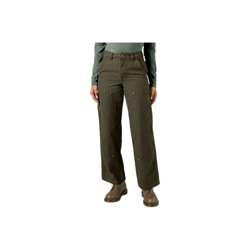 Dickies Армейский Зеленый Женские Повседневные Брюки
