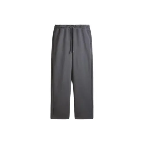 H M Темно-серые мужские вязаные тренировочные брюки