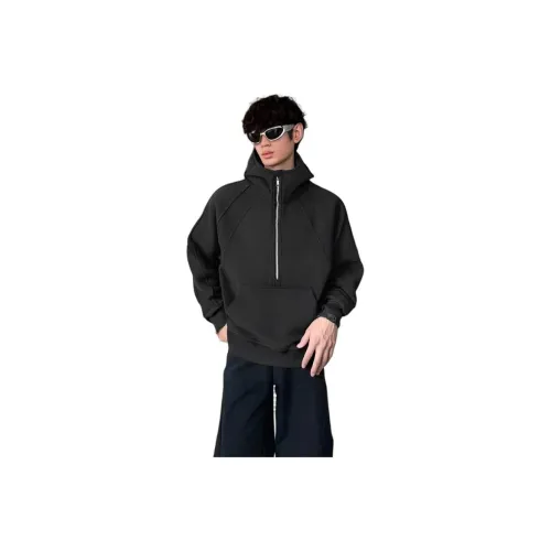 TUOFEI Черный Унисекс Свитшоты