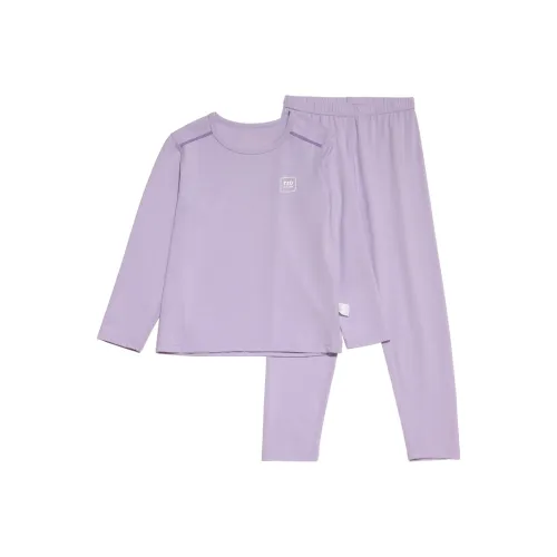 Chiaus Девочки' Термический комплект нижнего белья из модала пижама удобный мягкий для малышей