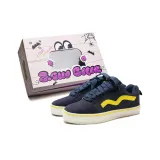 Темно-синий, синий, желтый (темно-синие шнурки)