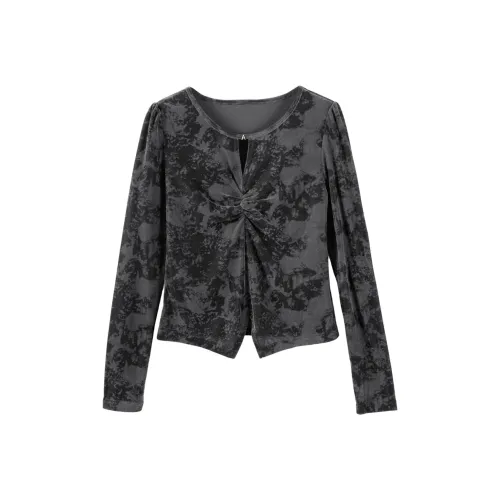 Cypress House Темный кофейный Женский T-рубашки