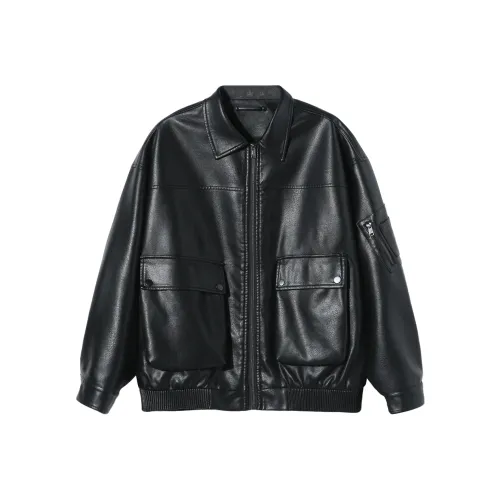 J.F.U Мужские кожаные куртки