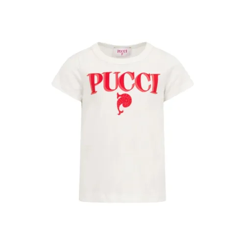 EMILIO PUCCI Сливочный KIDS T-рубашки