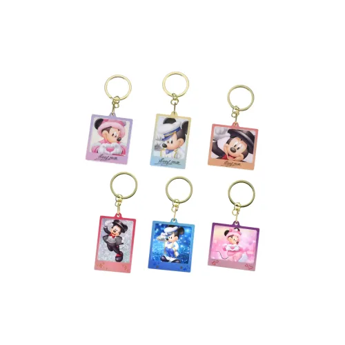Disney x DISNEYLAND Mickey Mouse Birthday Тема Брелок Слепые Коробки Аниме-Тематика Одиночная Слепая Коробка Полная Коробка 6 Штук