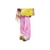 Розовый хлопковый пуховик