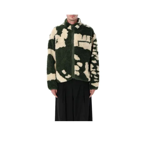 OBEY Зеленый Мужской Бархатные Куртки