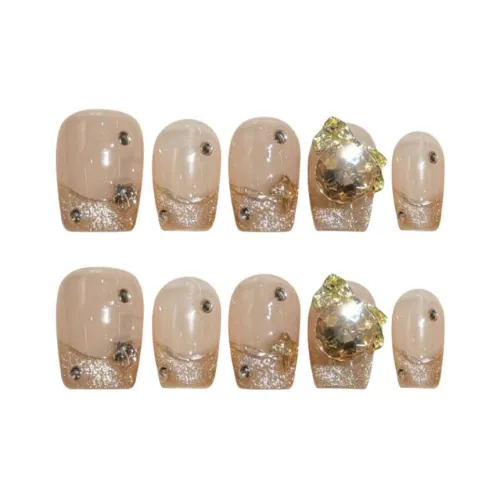 XIAMEIYU Ледяной Прозрачный Вспышка Телесный Ручная Поддельная Погон Короткий ЛАДДЕР Желтый Телесный 15мм