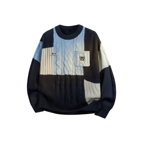 MoYu Синий Унисекс Трикотаж