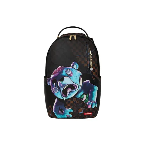 SPRAYGROUND Рюкзак из искусственной кожи унисекс коричневый и синий