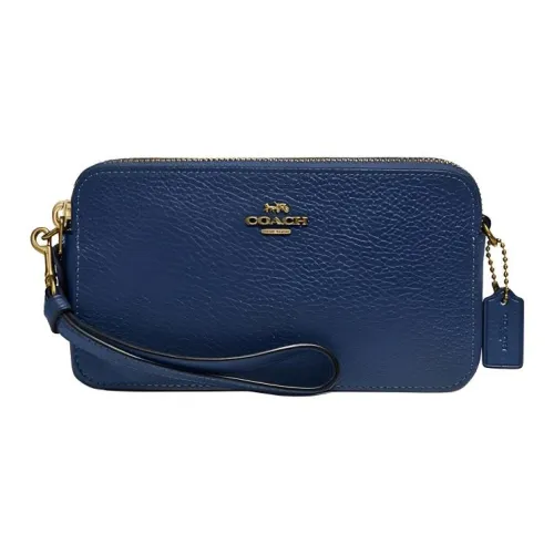 COACH Kira (Красный) Кожа Ручная Сумка через плечо Кошелек Женский Темно-синий