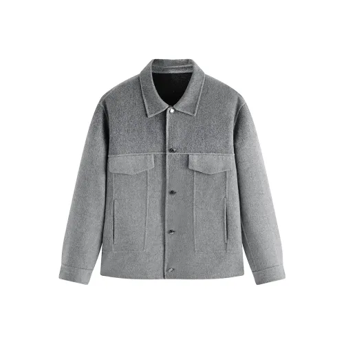 PEACEBIRD MEN Серый 1 Мужская Куртка