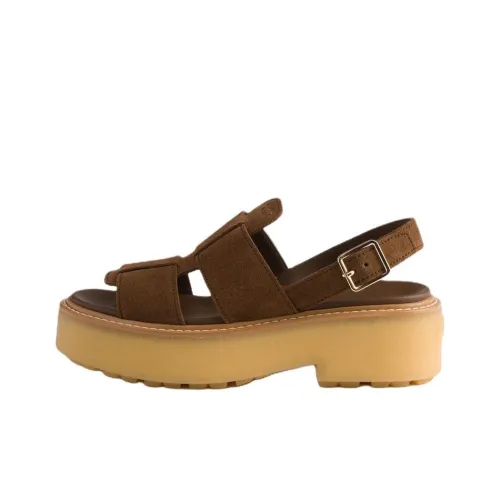 PRADA One Sandals Strap 5,5cm Women's Brown