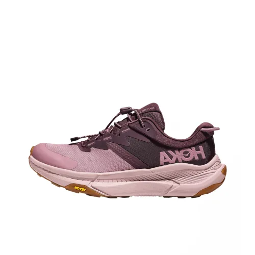 HOKA ONE ONE Амортизаторы Slip-resistant Abrasion-resistant Низкий топ Беговые кроссовки Женские Розовый Фиолетовый