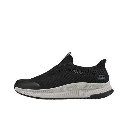 Skechers BOB'S MENS Устойчивый к истиранию Дышащая Обувь для ходьбы Мужская Черная