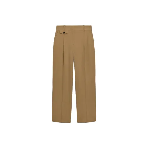 ZARA Collaboration Коричневые Женские Повседневные Брюки