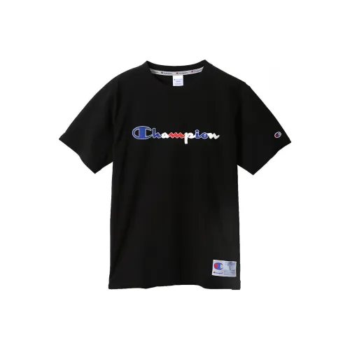 Champion Черный Унисекс T-рубашки