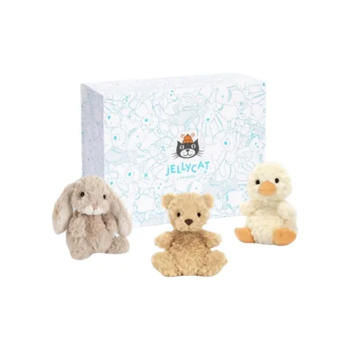 JELLYCAT Bunny Cute Blue Box Кукла Плюшевая 15 см Длина Тела