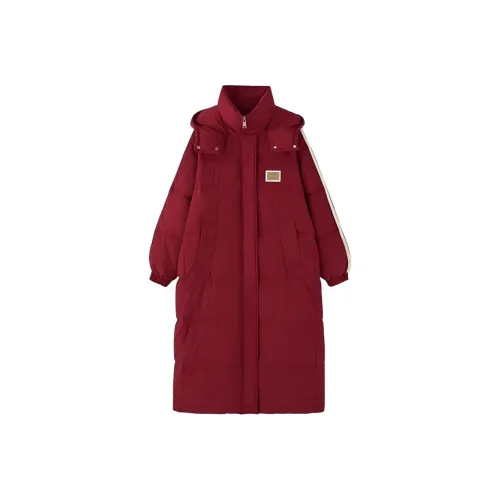 YOUSEKOO Red Women's Coat YOUSEKOO Красный Женский Пальто