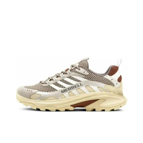 Nicole McLaughlin x MERRELL 1TRL Moab Speed Устойчивый к истиранию Дышащий Низкий Топ Повседневная обувь Мужская Бежево-Серый