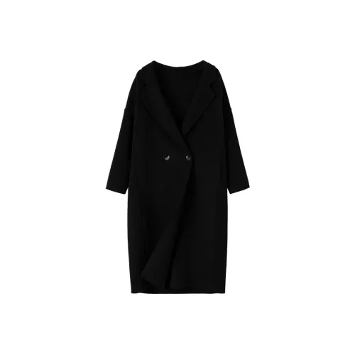 WANBAI Черное Женское Пальто