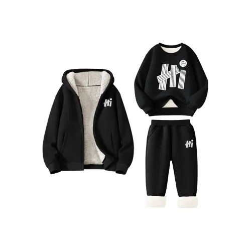 Улица Сезам Повседневная Спортивная Одежда Трехкомпонентный Комплект Подростки