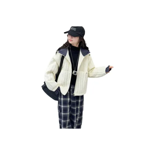 Smileyworld Бежевый Утепленный Пальто Школьный возраст Топы