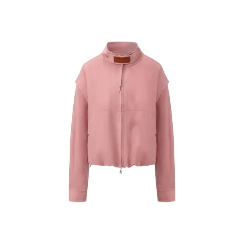 GIMING Розовый Женский Короткий Пальто