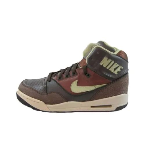 Nike Air Assault Hi Амортизация Износостойкий MID Топ Повседневная обувь Унисекс Коричневый