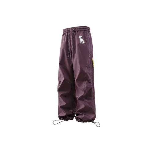 GDRG Фиолетовый Унисекс Карго Брюки