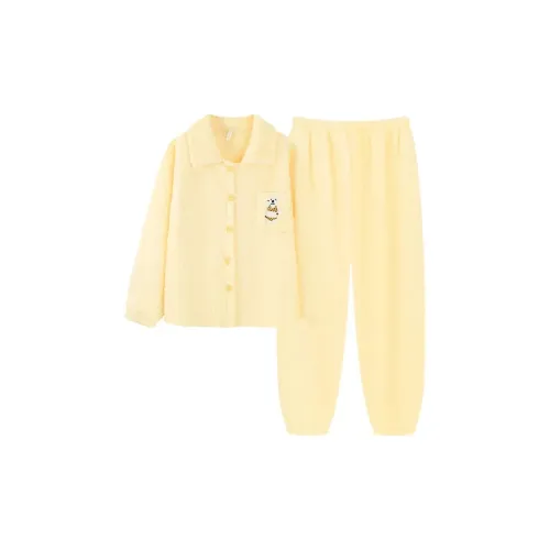 TELENT Желтый Медвежий Женские Пижамные Комплекты