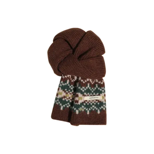 15 MINS Полиэстер Трикотаж Шарфы Унисекс