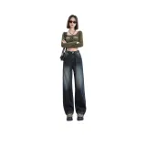 Темно-синие штаны