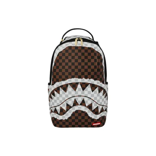 SPRAYGROUND Рюкзак из искусственной кожи унисекс белый и коричневый