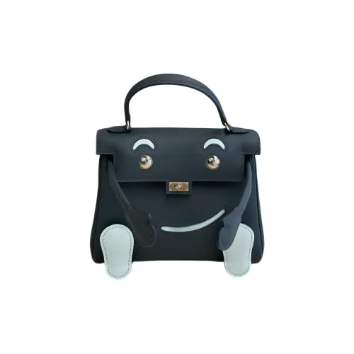 HERMES Kelly Doll Swift Кожа Сумка Женские Изумруд